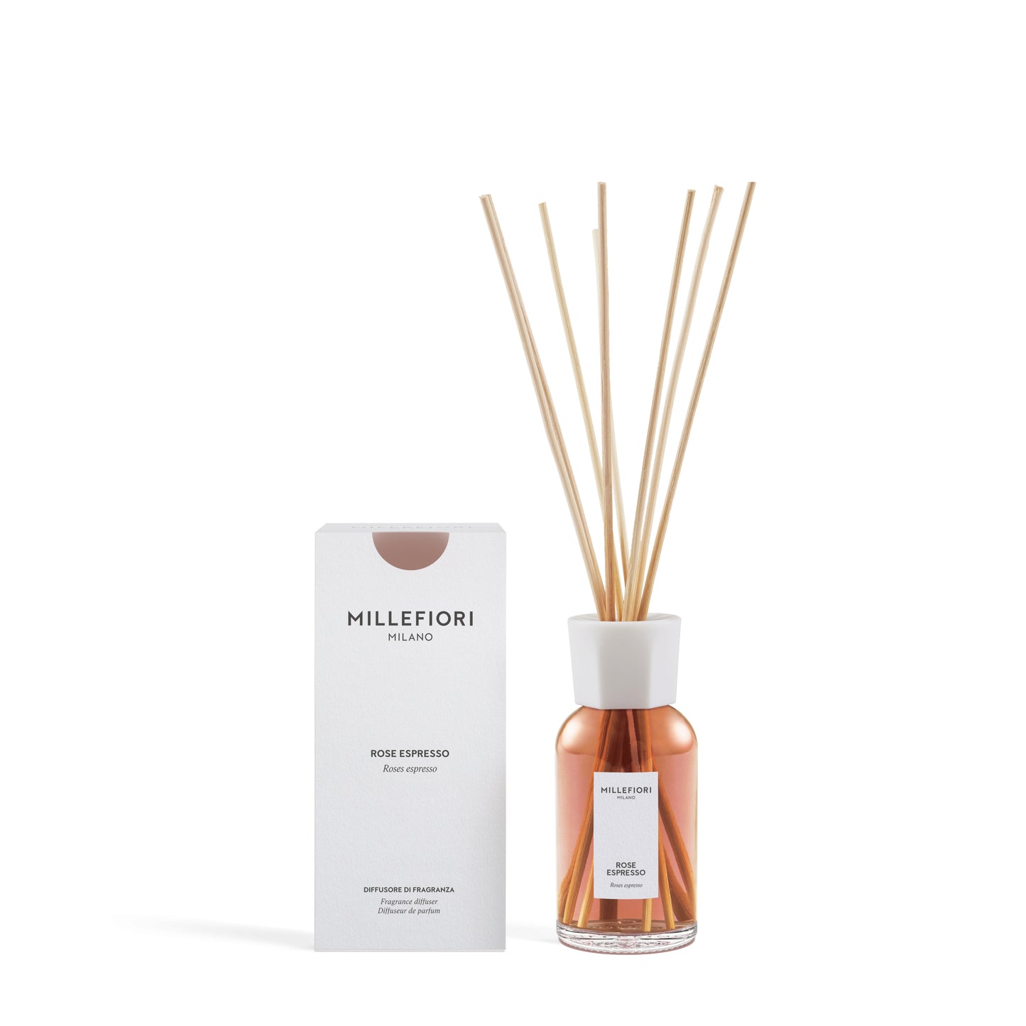 Millefiori Milano Rose Espresso Fragrance Diffuser | Kopen bij Huisje 44 Gouda