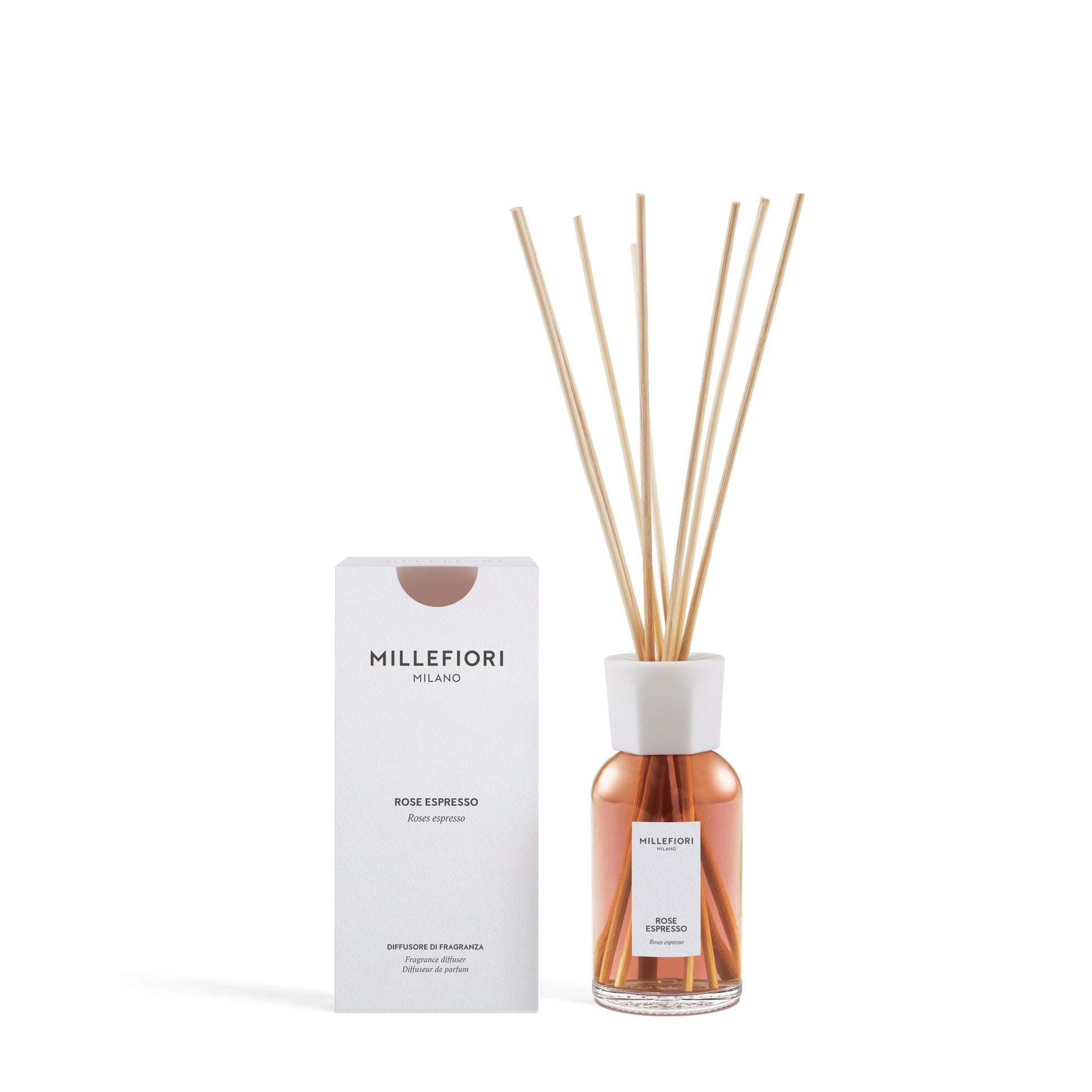 Millefiori Milano Rose Espresso Fragrance Diffuser | Kopen bij Huisje 44 Gouda