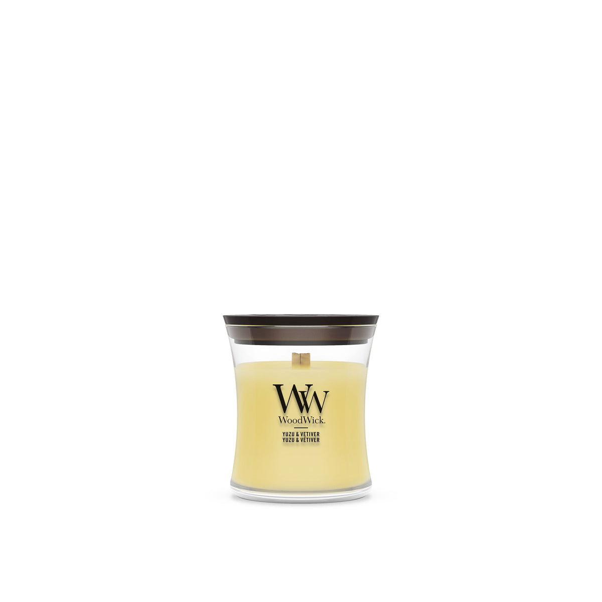 WoodWick Yuzu Vetiver geurkaars Mini