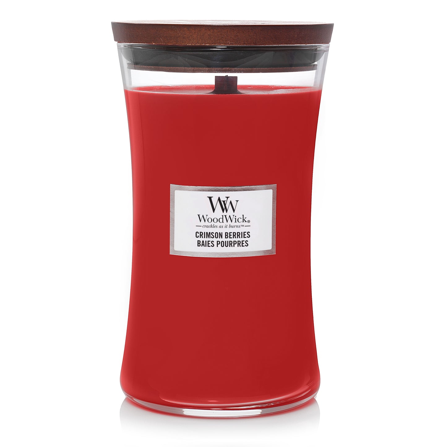 Crimson Berries Large WoodWick 610g 130 uur grootste formaat dennen