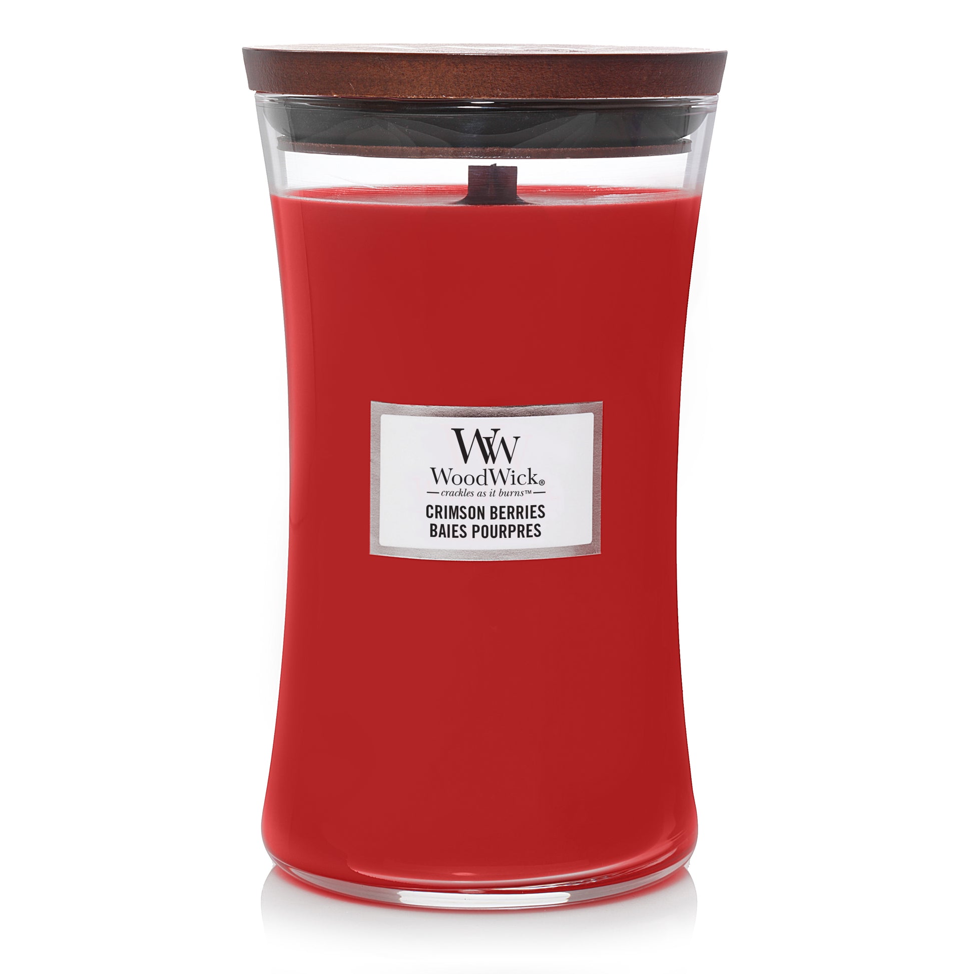 Crimson Berries Large WoodWick 610g 130 uur grootste formaat dennen
