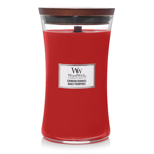 Crimson Berries Large WoodWick 610g 130 uur grootste formaat dennen