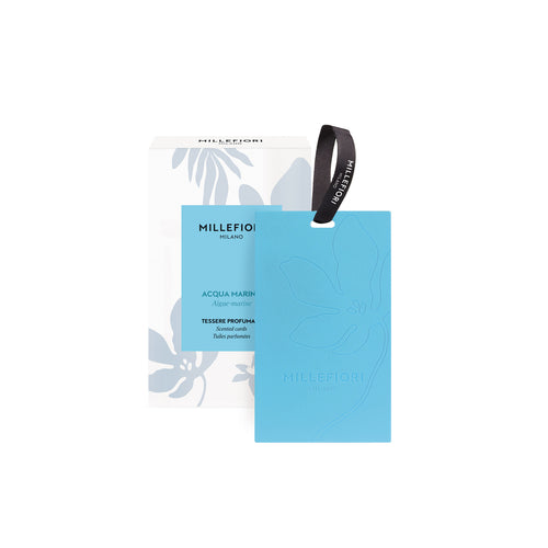 Millefiori Milano Geurkaart Acqua Marina | 3-pack