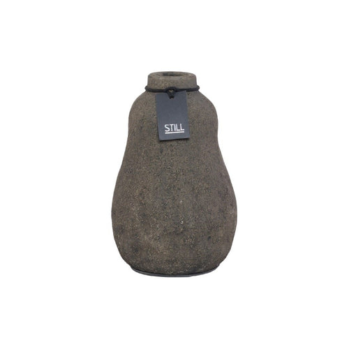 STILL | Organic Vase M Dark Brown