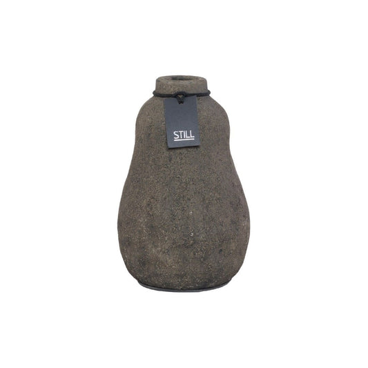 STILL | Organic Vase M Dark Brown