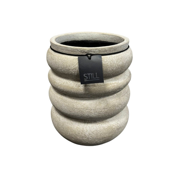 STILL | Planten Pot Ribbel Large Light | Pot bij Huisje 44 Gouda