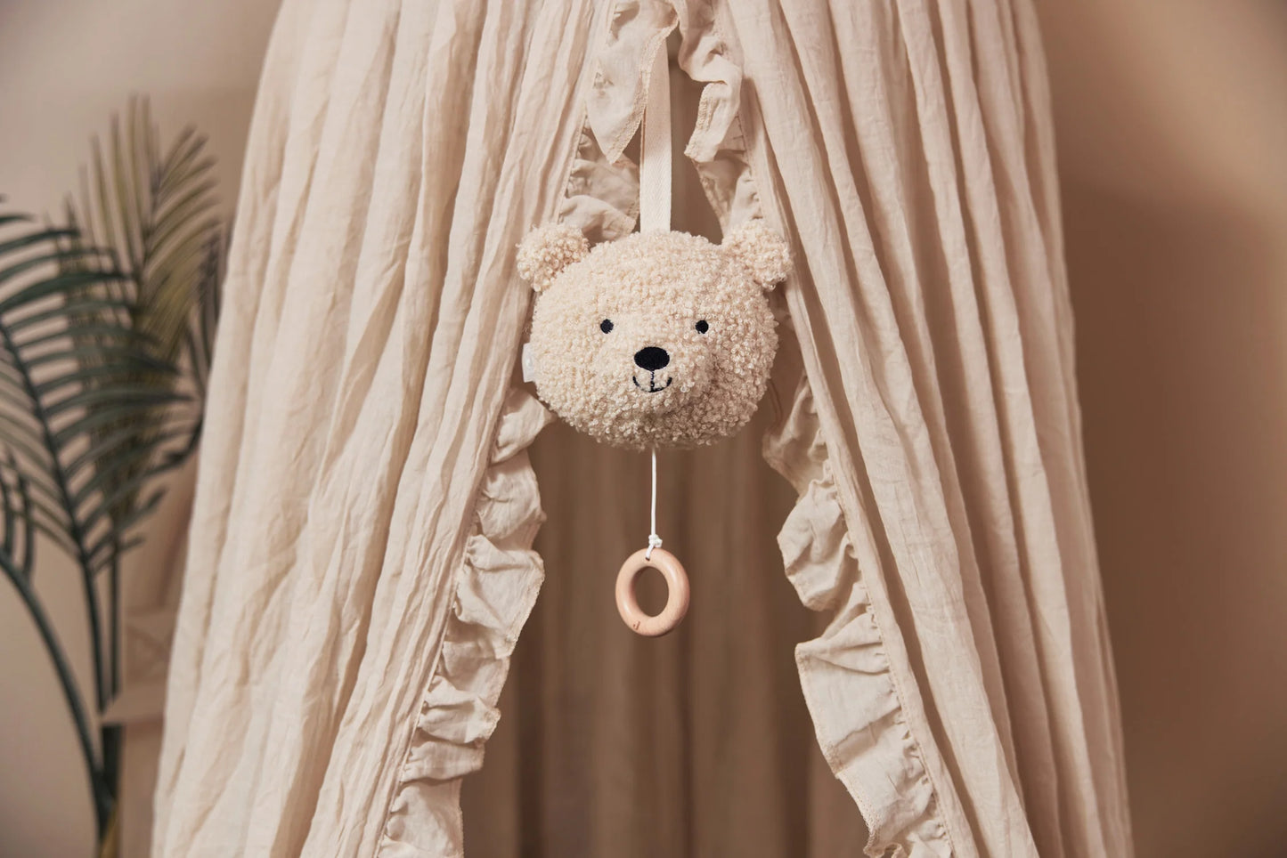 Jollein Muziekhanger - Teddy Bear - Naturel