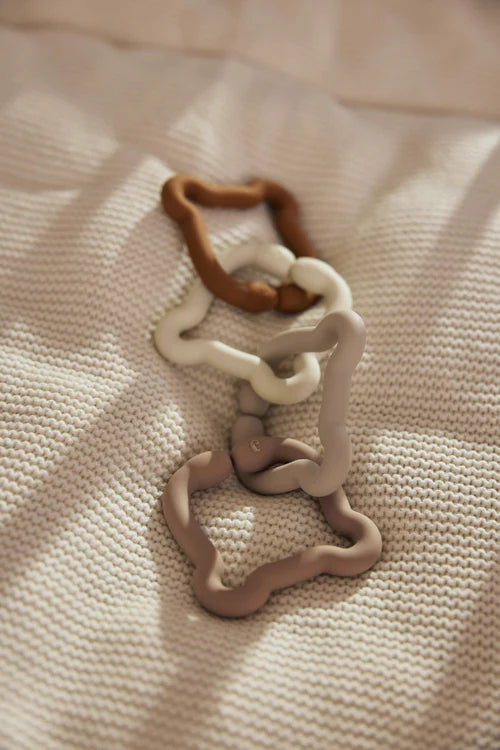 Jollein Speelgoed Ringen Siliconen - Teddy Bear