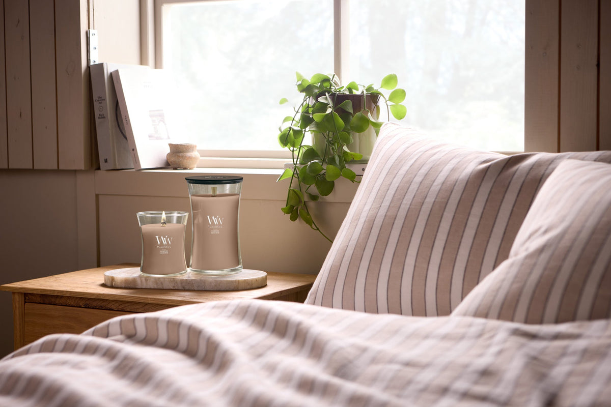 WoodWick Cashmere geurkaars