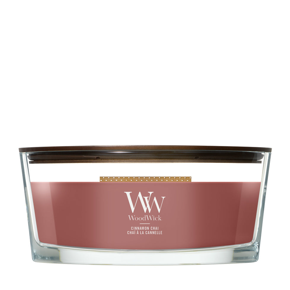 WoodWick Cinnamon Chai geurkaars Ellipse