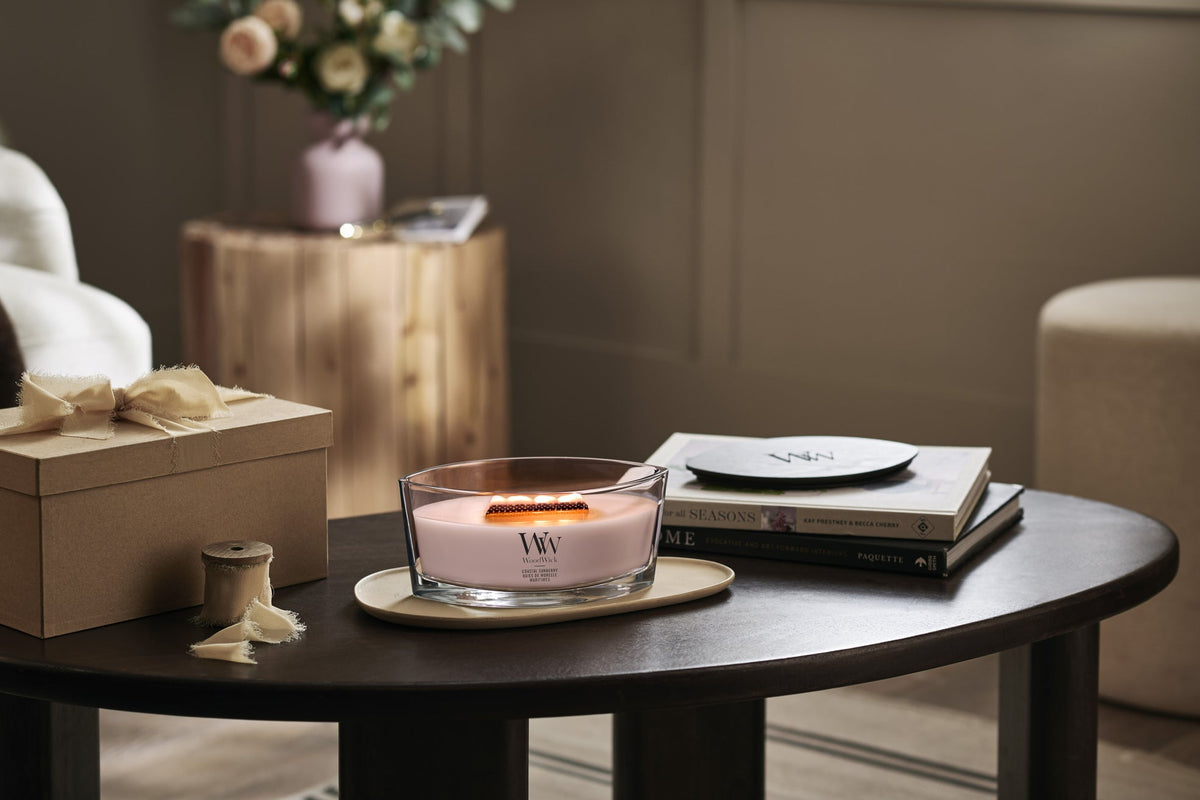 WoodWick Coastal Sunberry geurkaars