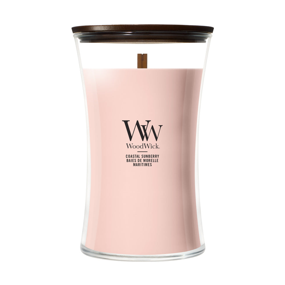 WoodWick Coastal Sunberry geurkaars Large