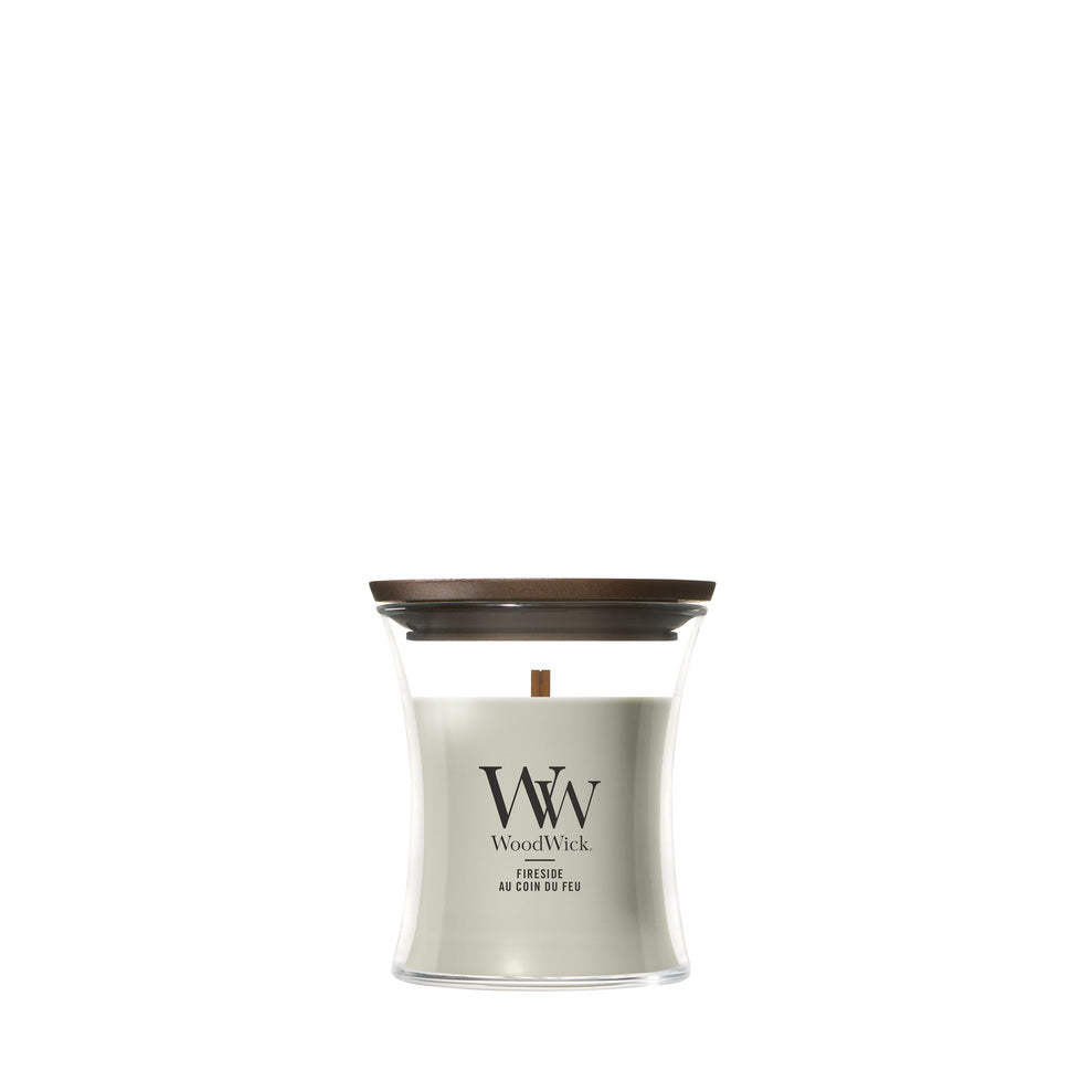 WoodWick Fireside geurkaars Mini