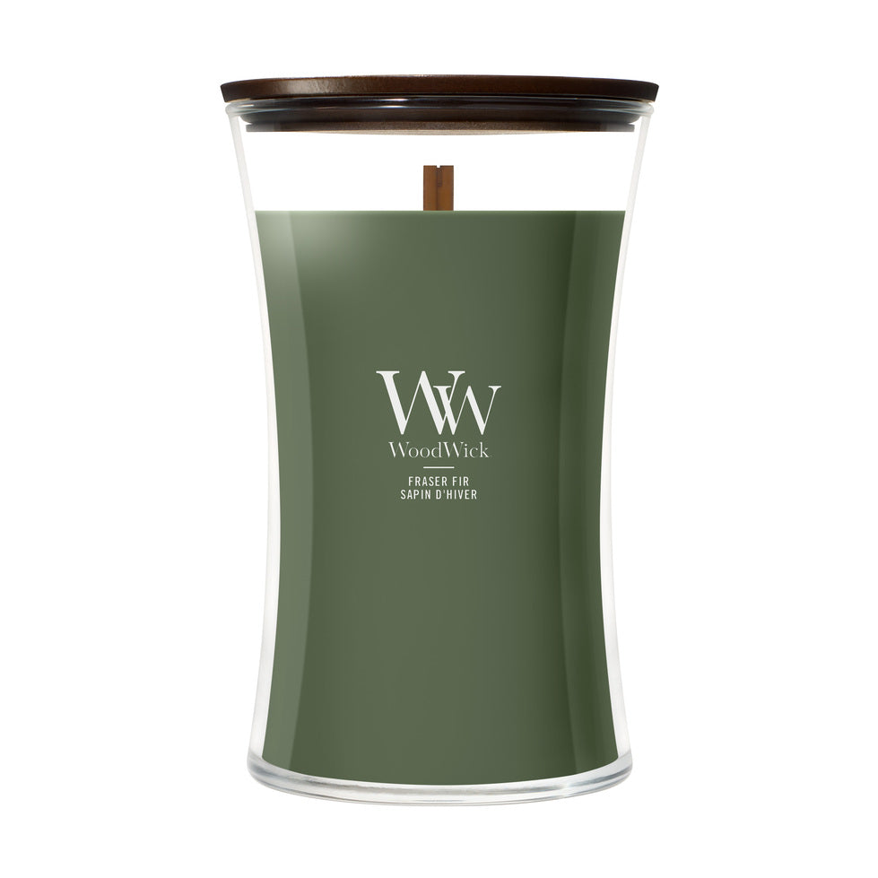 WoodWick Fraser Fir geurkaars Large