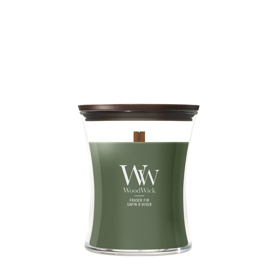 WoodWick Fraser Fir geurkaars Medium