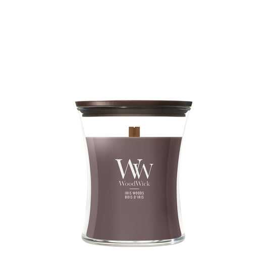 WoodWick Iris Woods geurkaars Medium