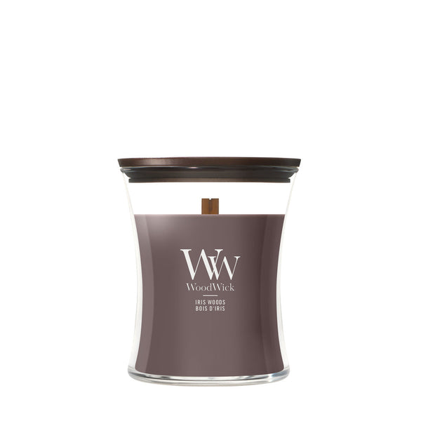 WoodWick Iris Woods geurkaars Medium