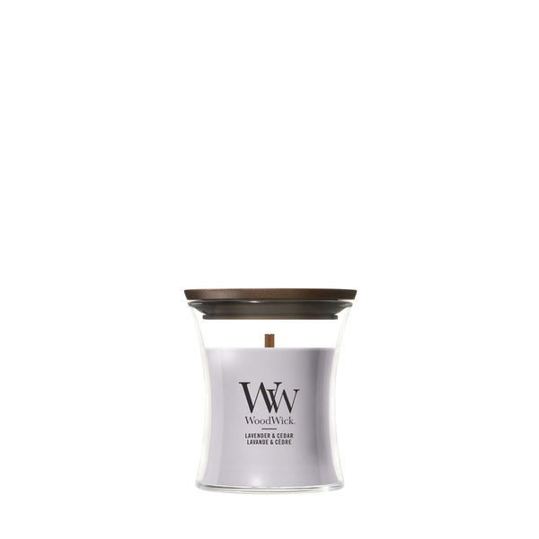 WoodWick Lavender & Cedar geurkaars Mini