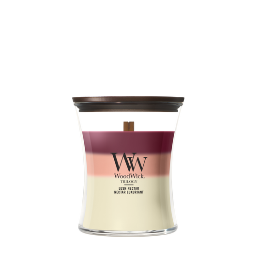 WoodWick Trilogy Lush Nectar geurkaars