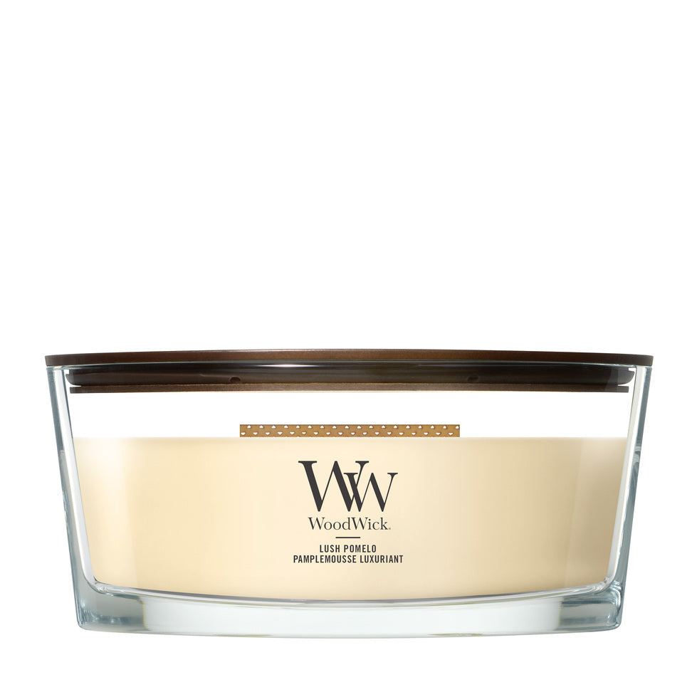 WoodWick Lush Pomelo geurkaars Ellipse
