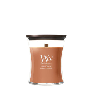 WoodWick Pumpkin Praline geurkaars Medium