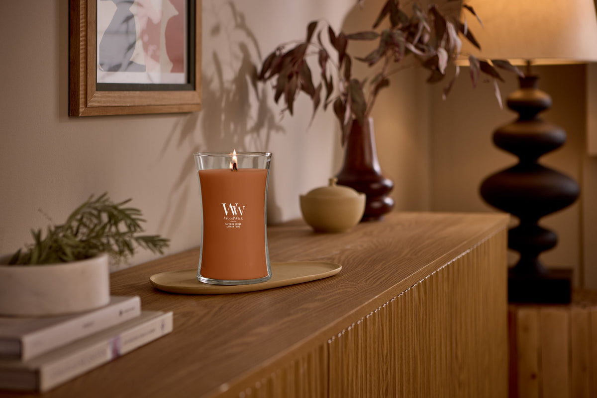WoodWick Saffron Smoke geurkaars