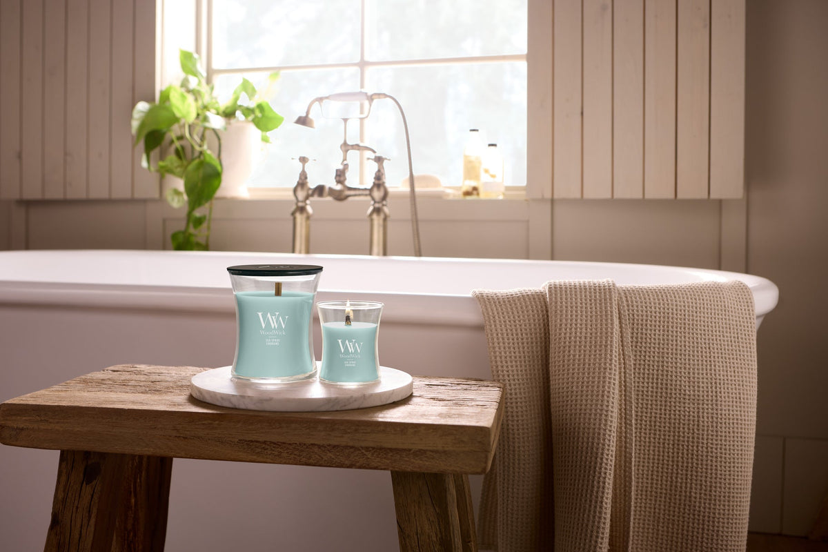 WoodWick Sea Spray geurkaars