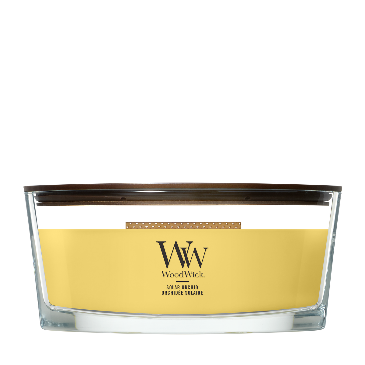 WoodWick Solar Orchid geurkaars Ellipse
