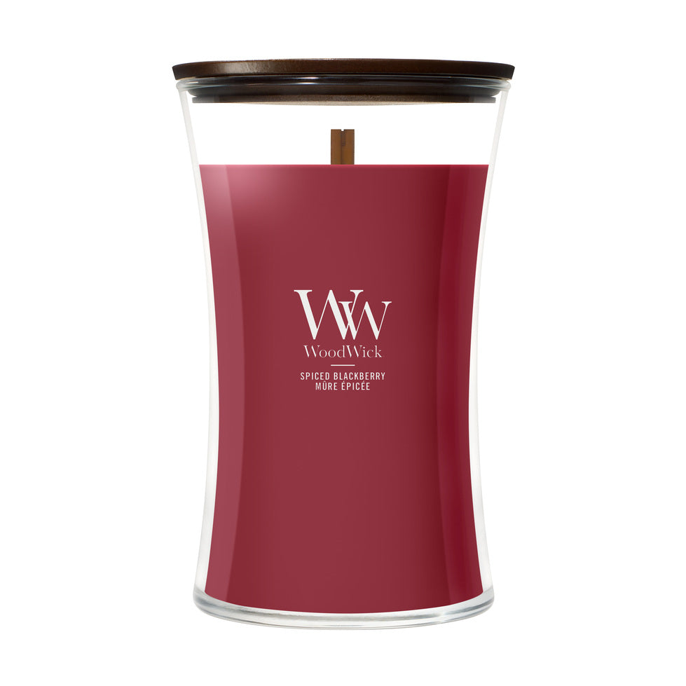 WoodWick Spiced Blackberry geurkaars Large