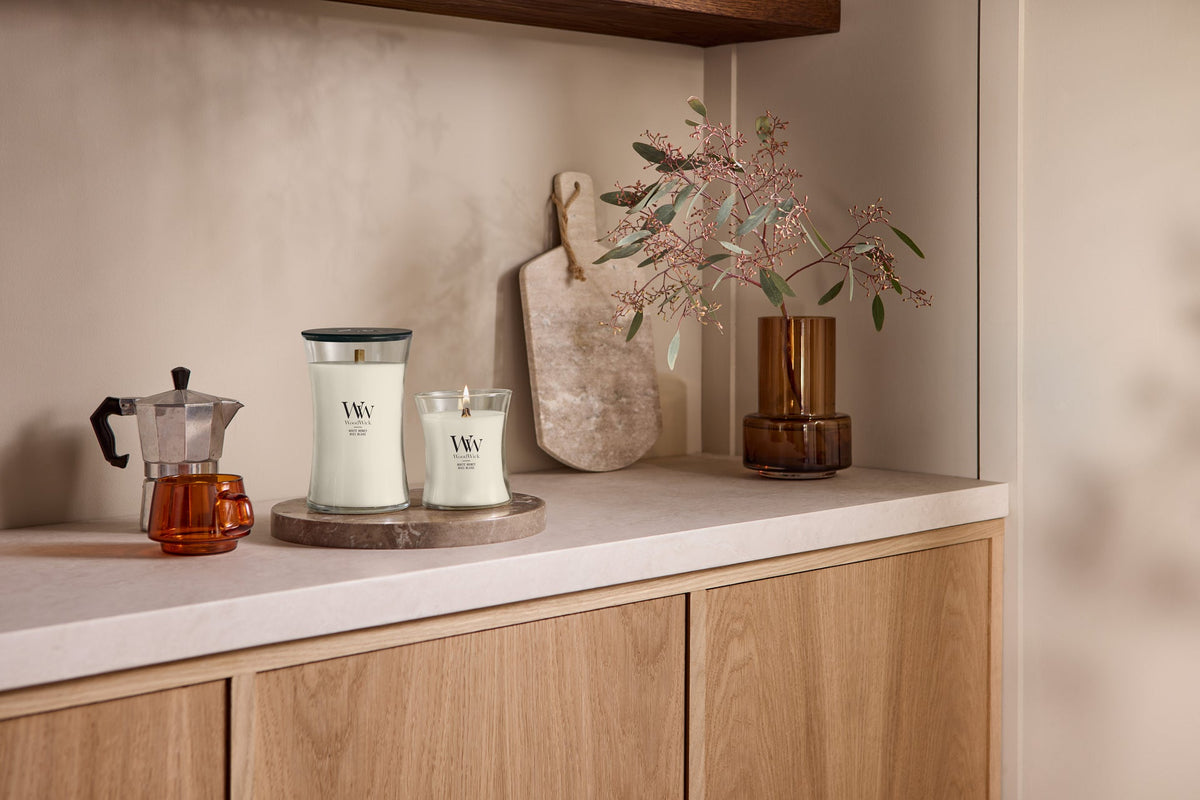 WoodWick White Honey geurkaars