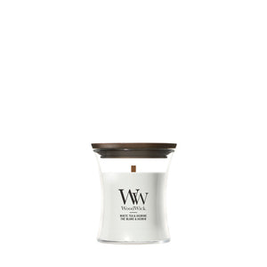 WoodWick White Tea & Jasmine geurkaars Mini