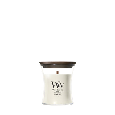 WoodWick White Teak geurkaars Mini