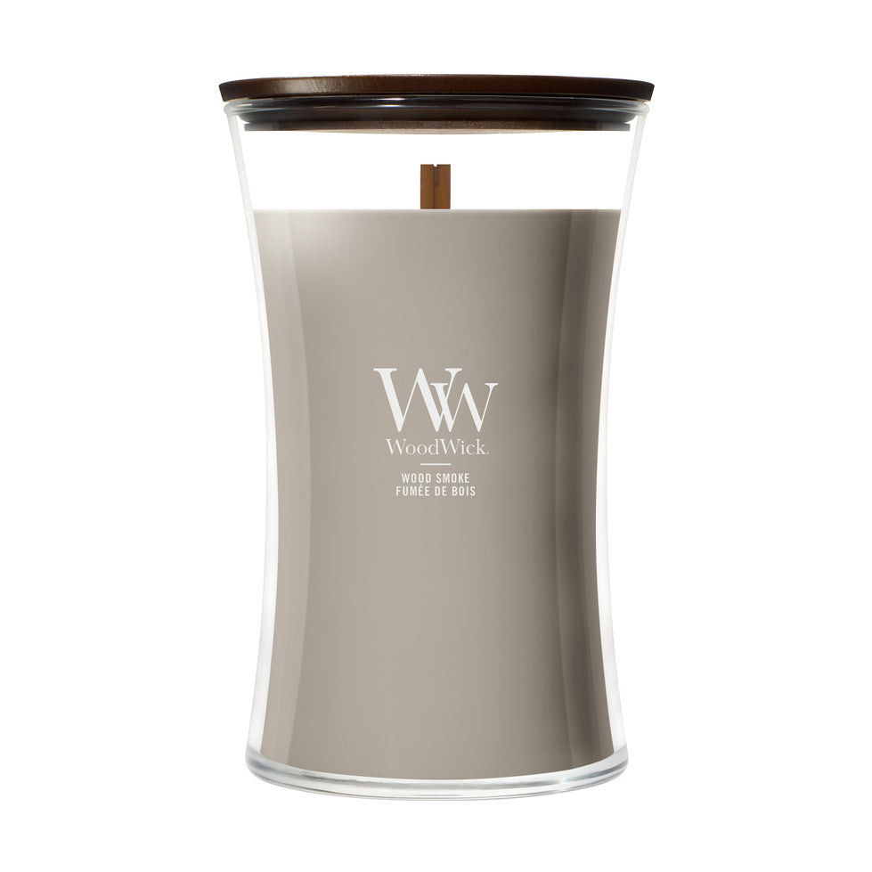 WoodWick Wood Smoke geurkaars Large