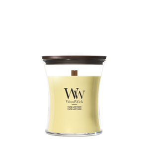 WoodWick Yuzu Vetiver geurkaars