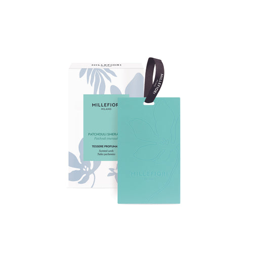 Millefiori Milano Geurkaart Patchouli Smeraldo | 3-pack