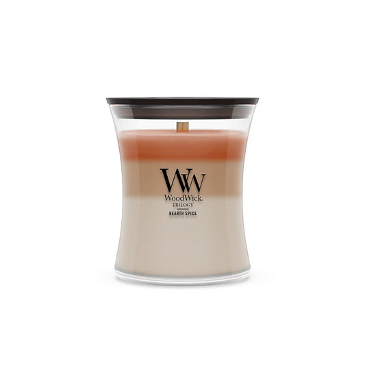 WoodWick Trilogy Hearth Spice geurkaars