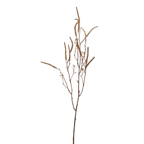 Zijden berkentak goud 81 cm, zijden bloem