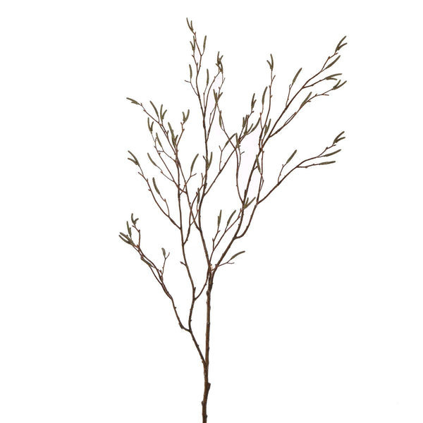 Zijden berkentak groen 100 cm, zijden bloem