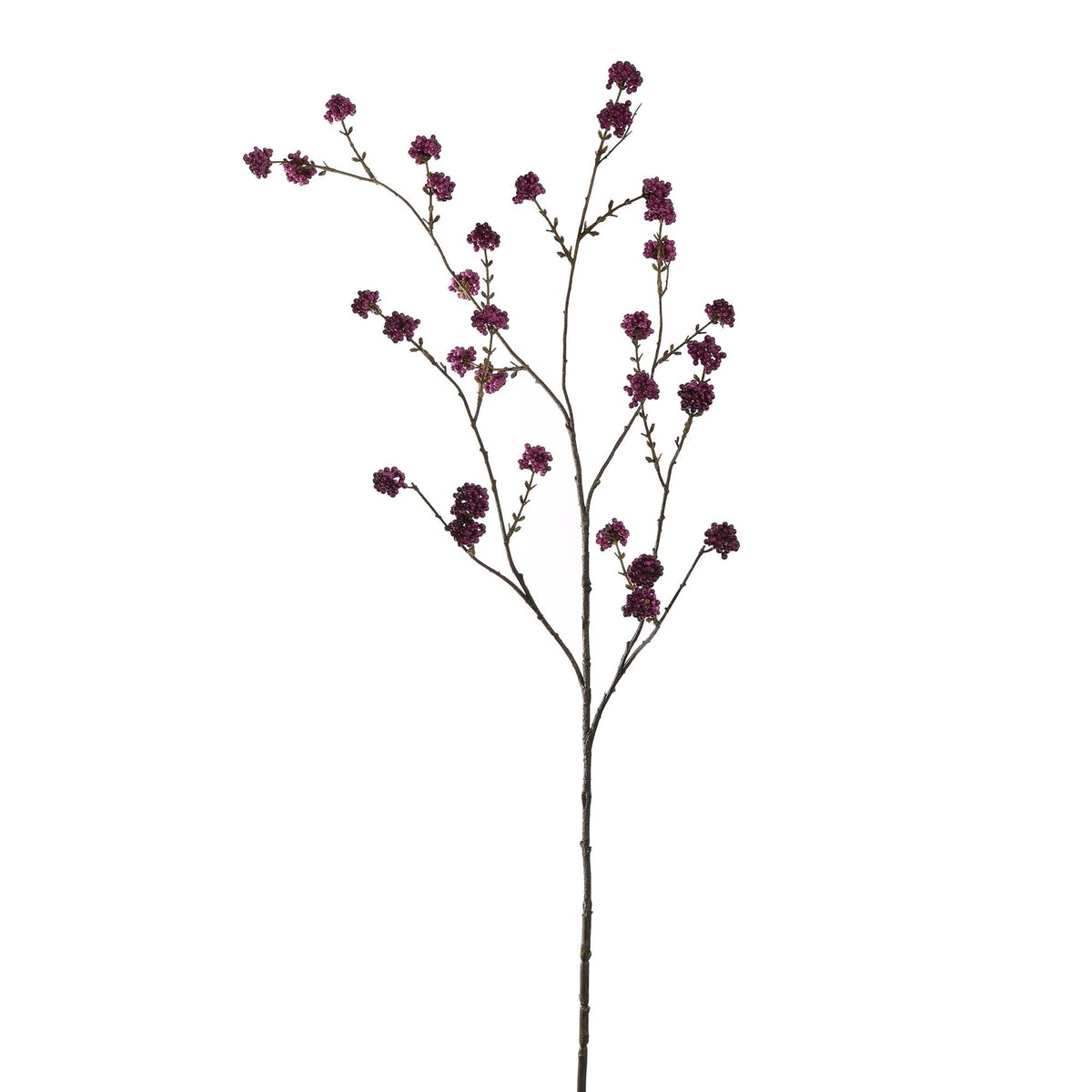 Zijden callicarpa paars 121 cm, zijden bloem