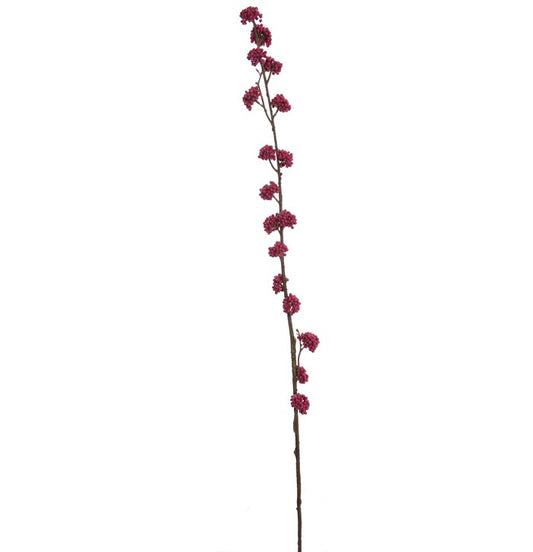 Zijden callicarpa roze 105 cm, zijden bloem