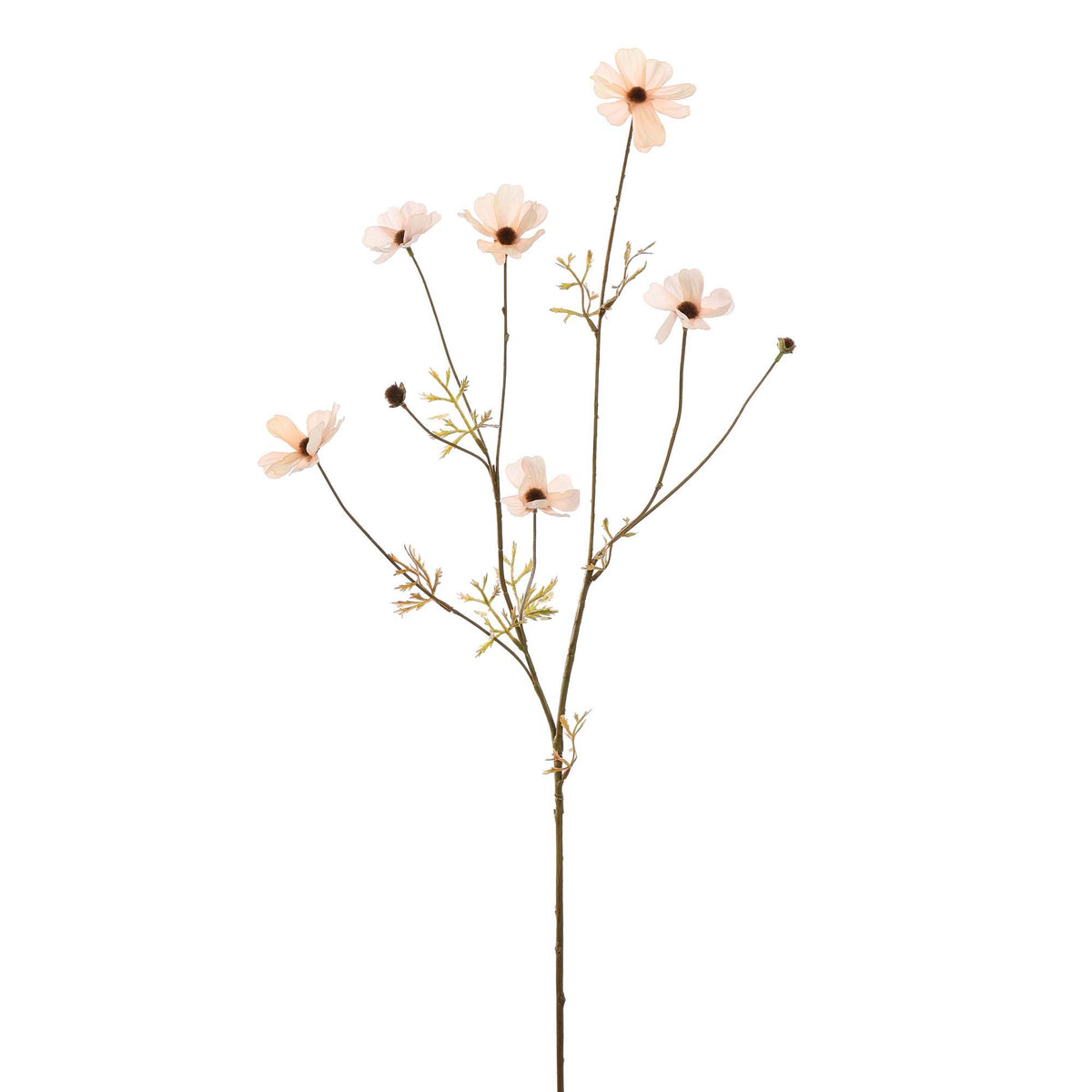 Zijden cosmea perzik 77 cm, zijden bloem