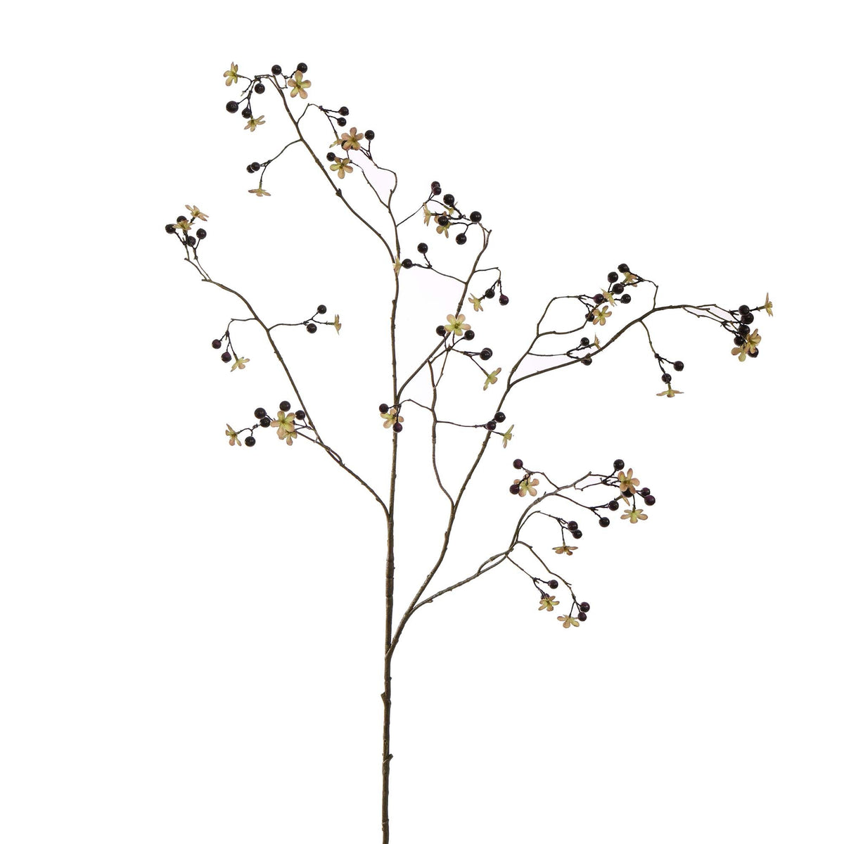 Zijden sambucus nigra groen 108 cm, zijden bloem