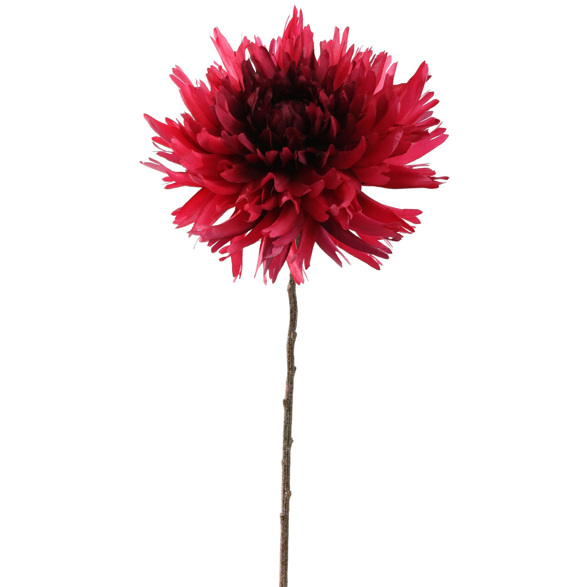 Zijden spinchrysant roze 56 cm, zijden bloem
